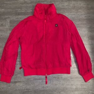 Vintage Red Nike Warm-up Jacket